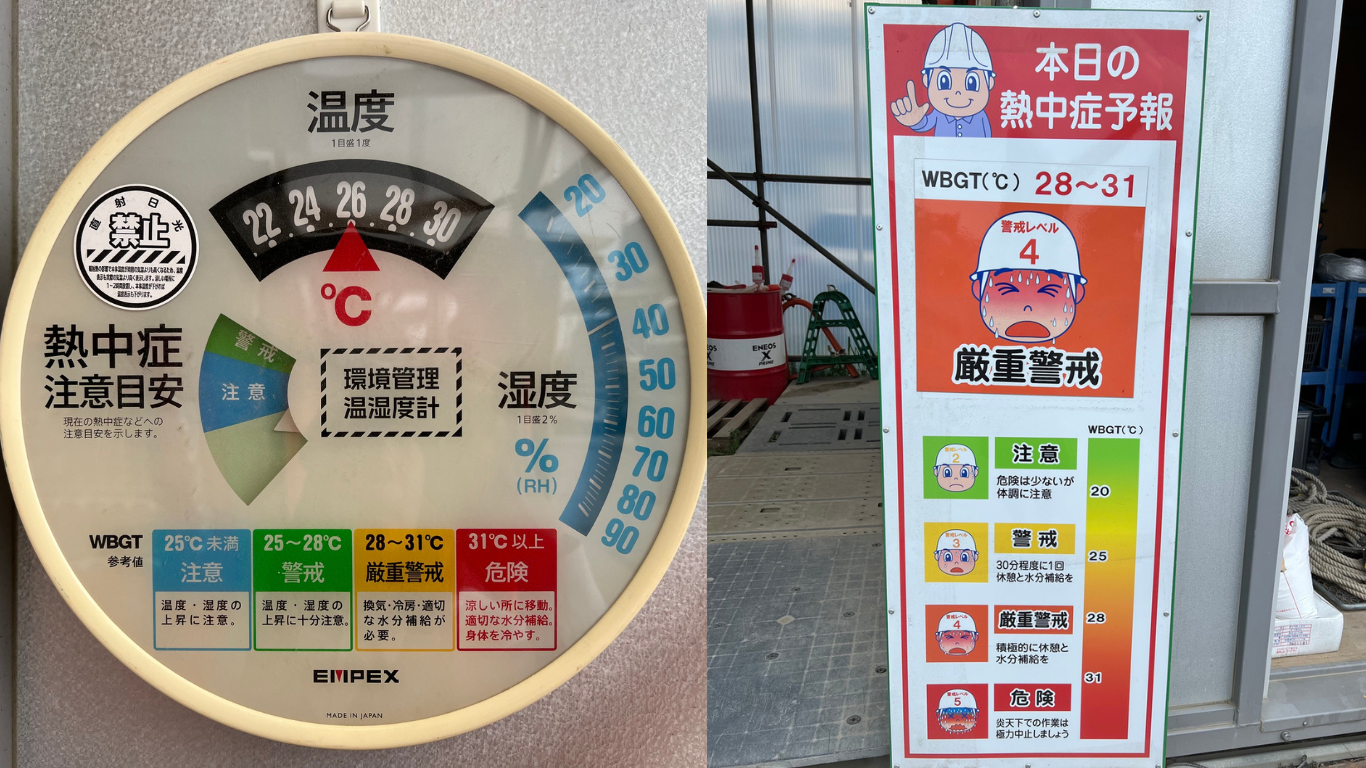 現場の熱中症・安全対策🏗️👷🏻‍♂️